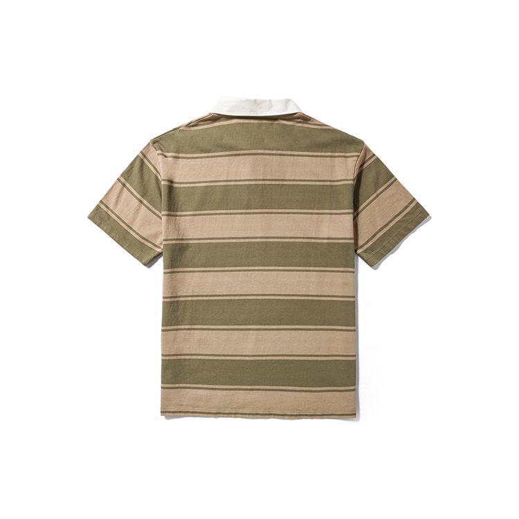 Timberland Outdoor Loose Short Sleeve Polo Shirt Plaid Print Men Tops A42E5-B39