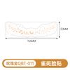Safe and Environmentally Friendly Waterproof Makeup Tattoo Stickers New Facial Party Temporary Eye Tattoos for Face Application