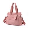 Women's Nylon Tote Bag Multi-interlayer Crossbody Satchel Bag Large Capacity Casual Top Handle Handbags