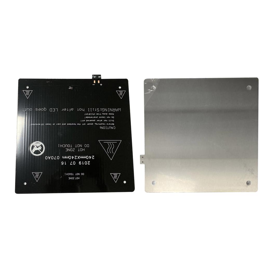 240x240x3.0mm 24V 140W 3D Printer Part Hotbed Aluminum Heated Bed for 3D Printer Hot Bed Support Replacement Part