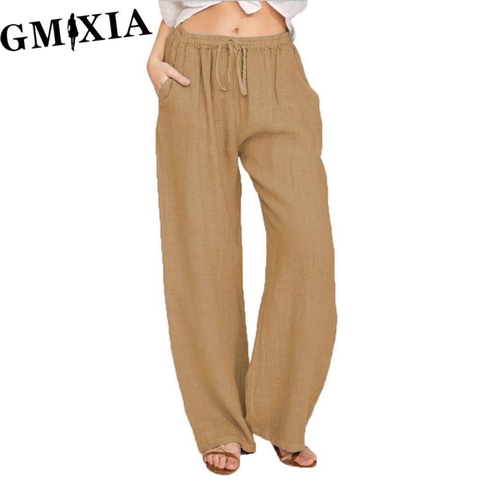 GMXIA 10Color Women's Fashion Casual Solid Color Print  Pants & Capris Trousers