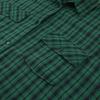 New American Retro Green Plaid Shirt Niche Loose Long Sleeve Shirt Women