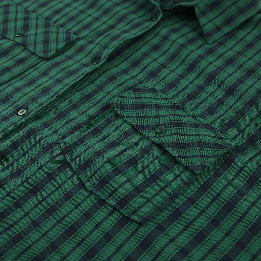 New American Retro Green Plaid Shirt Niche Loose Long Sleeve Shirt Women