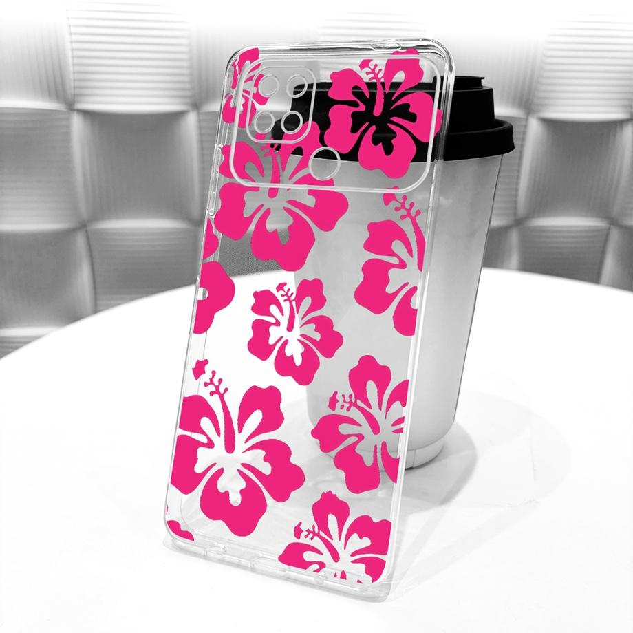 For Xiaomi Poco C40 C50 C51 Phone Case Luxury Flower Butterfly Cartoon Bow Pattern Back Cover Soft TPU Silicone Bumper Housing