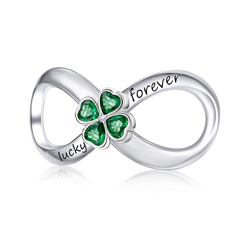 Copper Small Fresh Four Leaf Clover Series Charms Bead Diy Bracelet Necklace Making Gift Of High Quality Jewelry