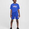 Nike Dri-Fit T-Shirt Multi Sweat-Wicking Soft Comfortable Short Sleeve Kids Tops Royal-Blue FZ5315-480