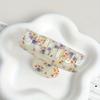 1pc Charming Floral Hair Clip - Acrylic, Boho Minimalist Style with Vibrant Flower Design,Women Hair Accessory Floral Design Hair Clip