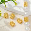 Separator Beads 18K Gold Plated Brass Irregular Spacer Beads For Jewelry Making Supplies,Bracelets Beads,DIY Beading Accessories