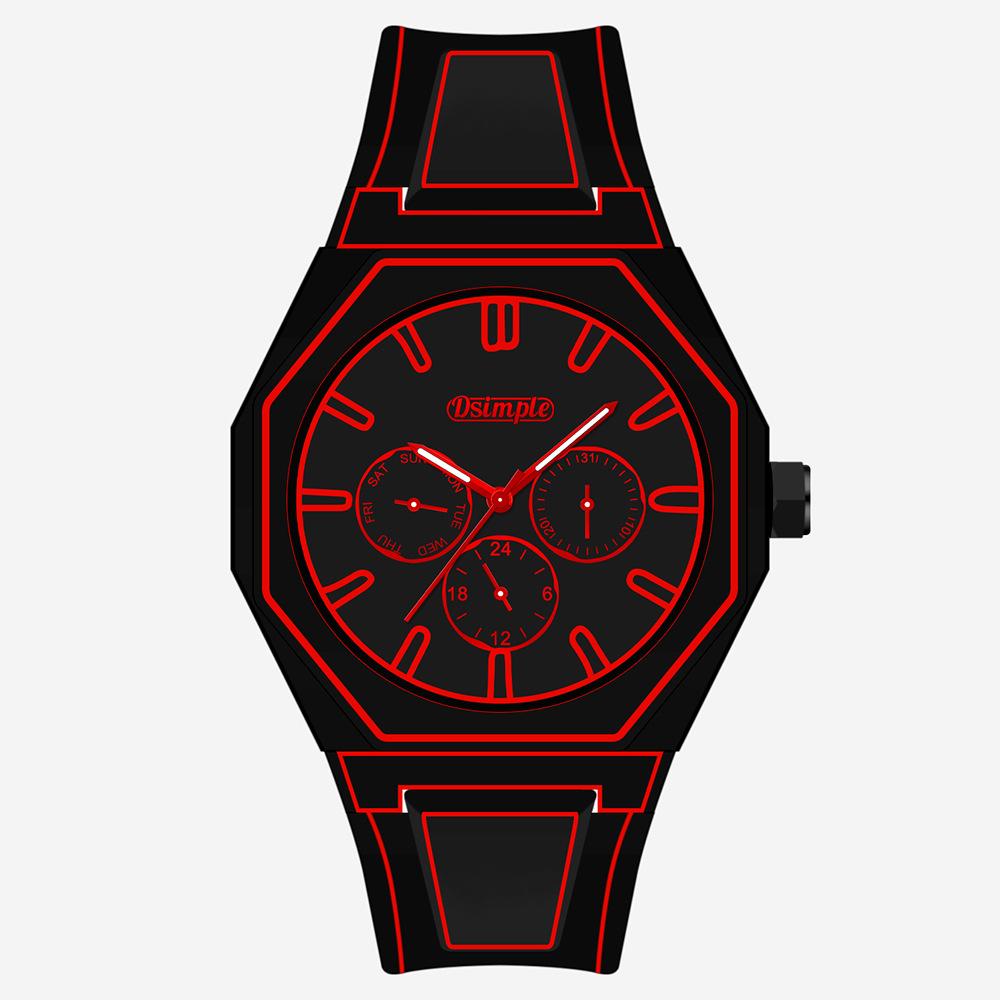 Watch Men'S Trend Animation Line Second Dimensional Art Personality Fashion Student Men'S And Women'S Quartz Watch