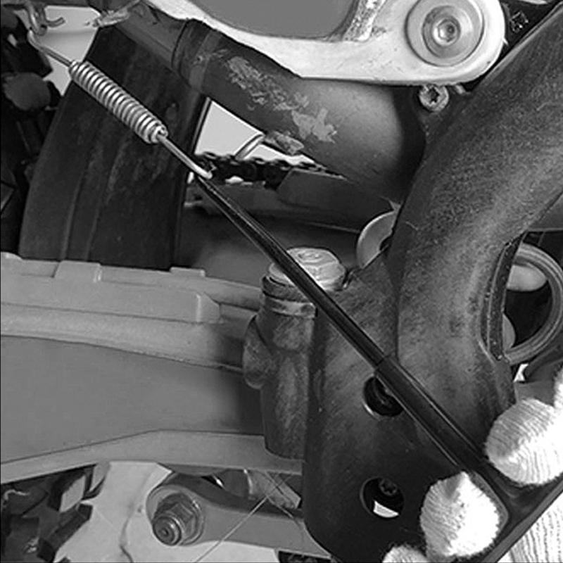 Reparasjonsverktøy for fjerning av fjærer Motorsykkeleksosfjærkrok T-formet håndtak Eksosrør Fjærtrekkermonteringskroker