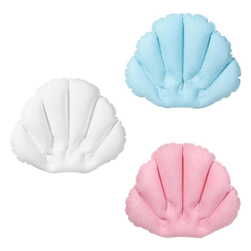 Bath Pillow for Tub Accessories Comfortable Non Slip with Suction Cups Home Headrest SPA Bathtub Head Rest Tub Pillow Support