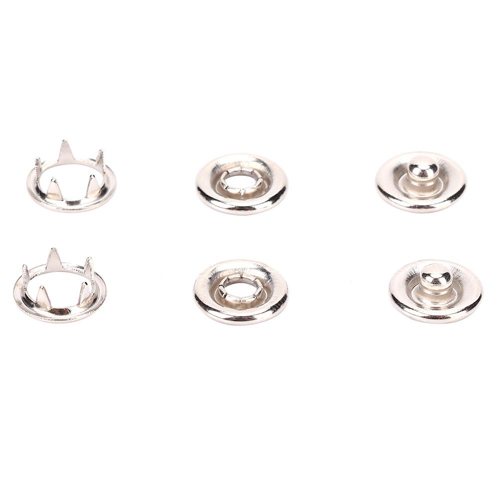 50 Pcs Hollow Button Environmental Friendly Non Toxic Infant Button Clothing Accessory(11mm)