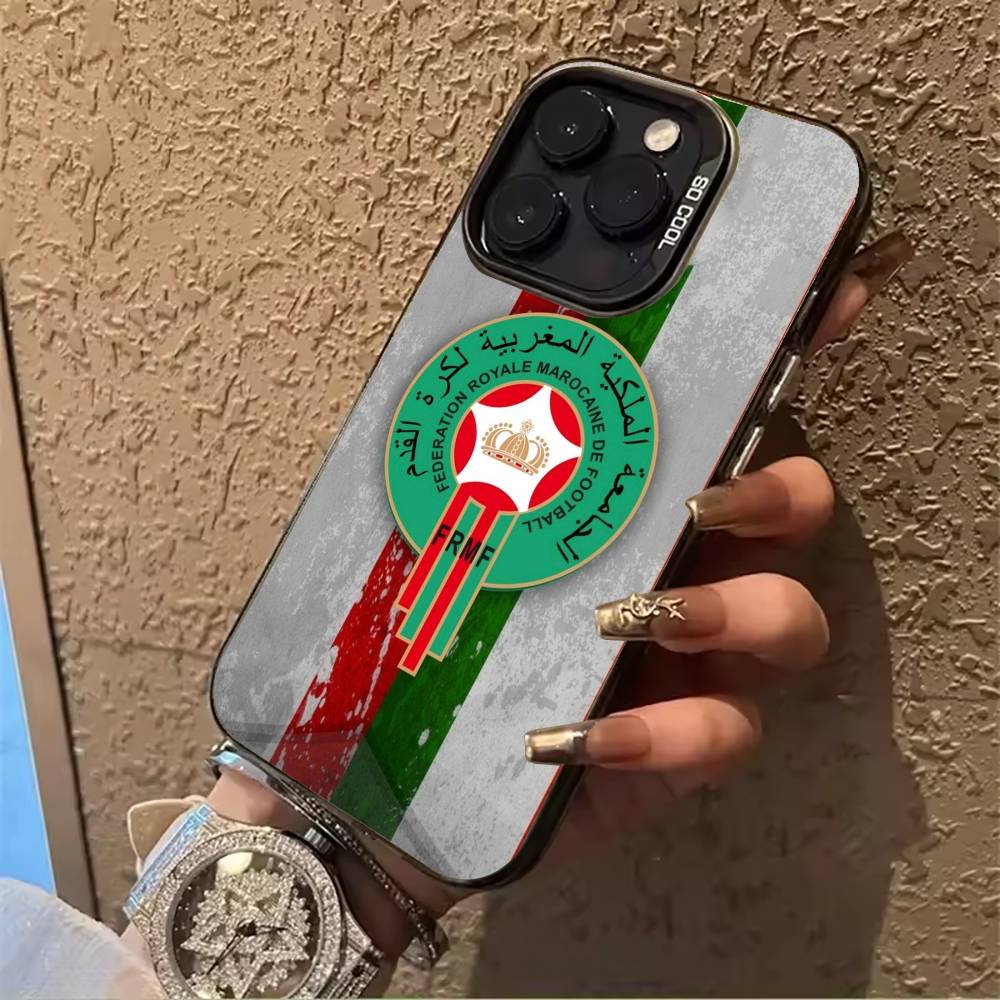 Moroccan -map pattern Phone Case For iPhone 17,16,15,14,13,12,11 Plus Pro Max Colored Silver Phone Case iPhone12ProMax