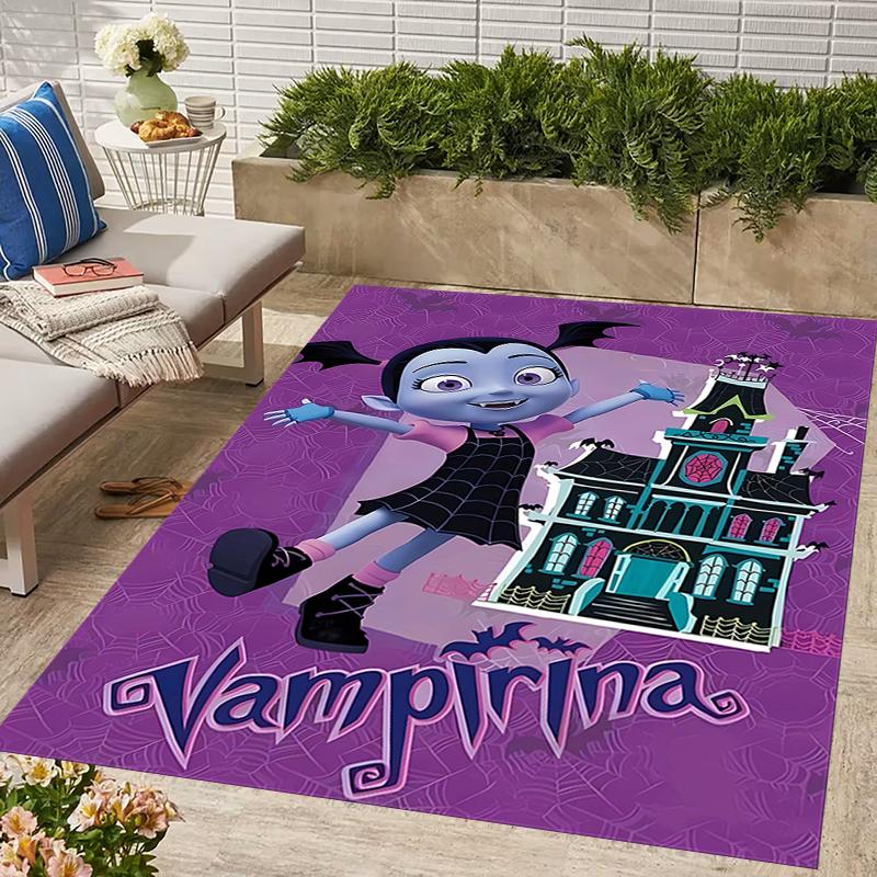1pc Vampirina2 Design Area Rug - Non-Slip, Soft & Cozy Floor Mat for Living Room, Bedroom, Office - Indoor/Outdoor Decorative Carpet