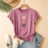 Harajuku Hearts Unisexs Tee Minimalist Graphic Casual Everyday Top Y2k Top Unisex Clothing Shirts For Unisex Graphic T Shirts