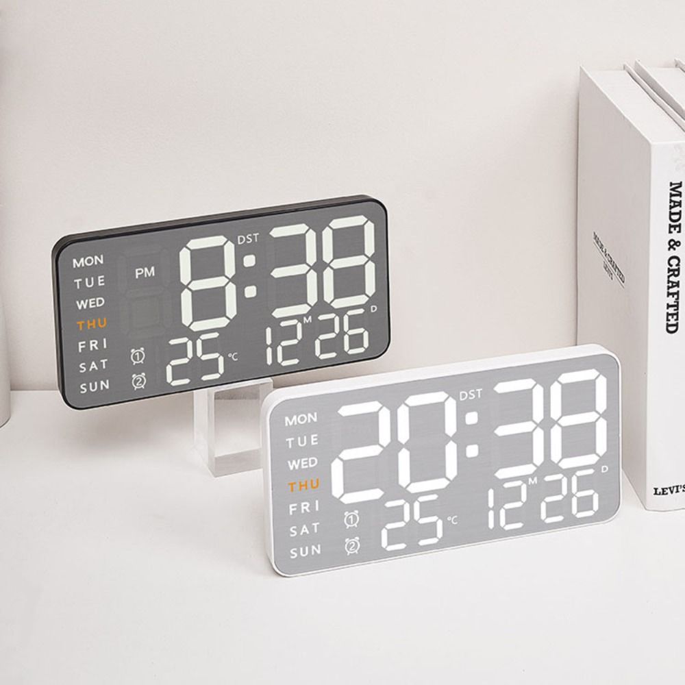ABS Digital LED Clocks Multi-functional Display Table Clock New Electronic Wall Clock  Bedroom