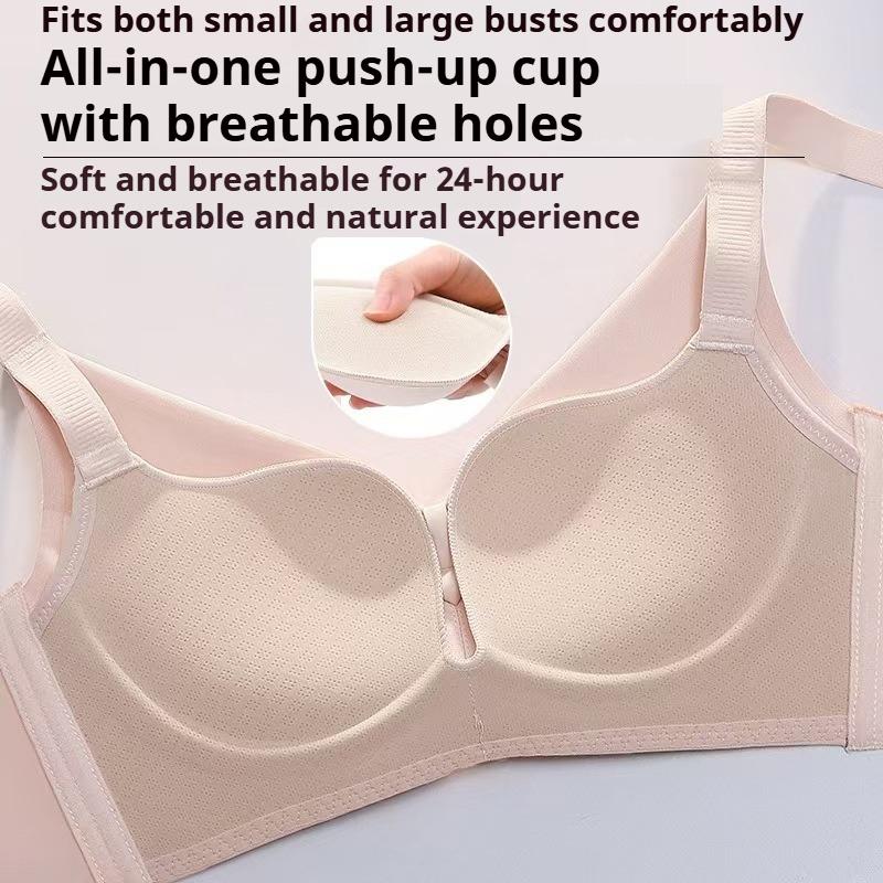 Adjustable Seamless Bra for Small Breasts Push-up Bra Wire-free A-cup Shaping Side Boob Reduction and Lift