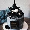 25 ks Zlaté a černé kuličkové toppery na dort Pěna a perleťový materiál pro Výročí Baby Shower Narozeniny Svatbu Vánoce Svátek svatého Valentýna