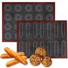 Silicone Hollowing Out Baking Mat Sheet Nonstick Oven Mesh Pad Breathable Glass Fiber Heat-Resistant Cooking Bakeware Baking Mat