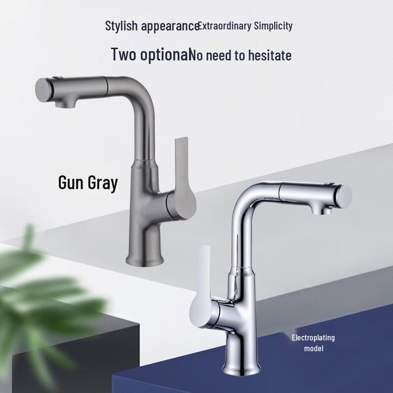 Xibao Mu Pull-Out Hot & Cold Basin Faucet