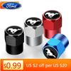 Adesivo per Auto 2026 Ford Nuovo 2025 Caldo 4 Pezzi/Set Tappi Valvole Pneumatici Ruote Auto Copri Stelo Metallico Per Ford Mustang Explorer FIESTA Focus Sh