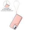 For Vivo T4x 5G/vivo Y300t 5G/vivo iQOO Z10x 5G/vivo Y29 4G Case Card Holder Kickstand Skin-Touch Phone Cover with Wrist Strap