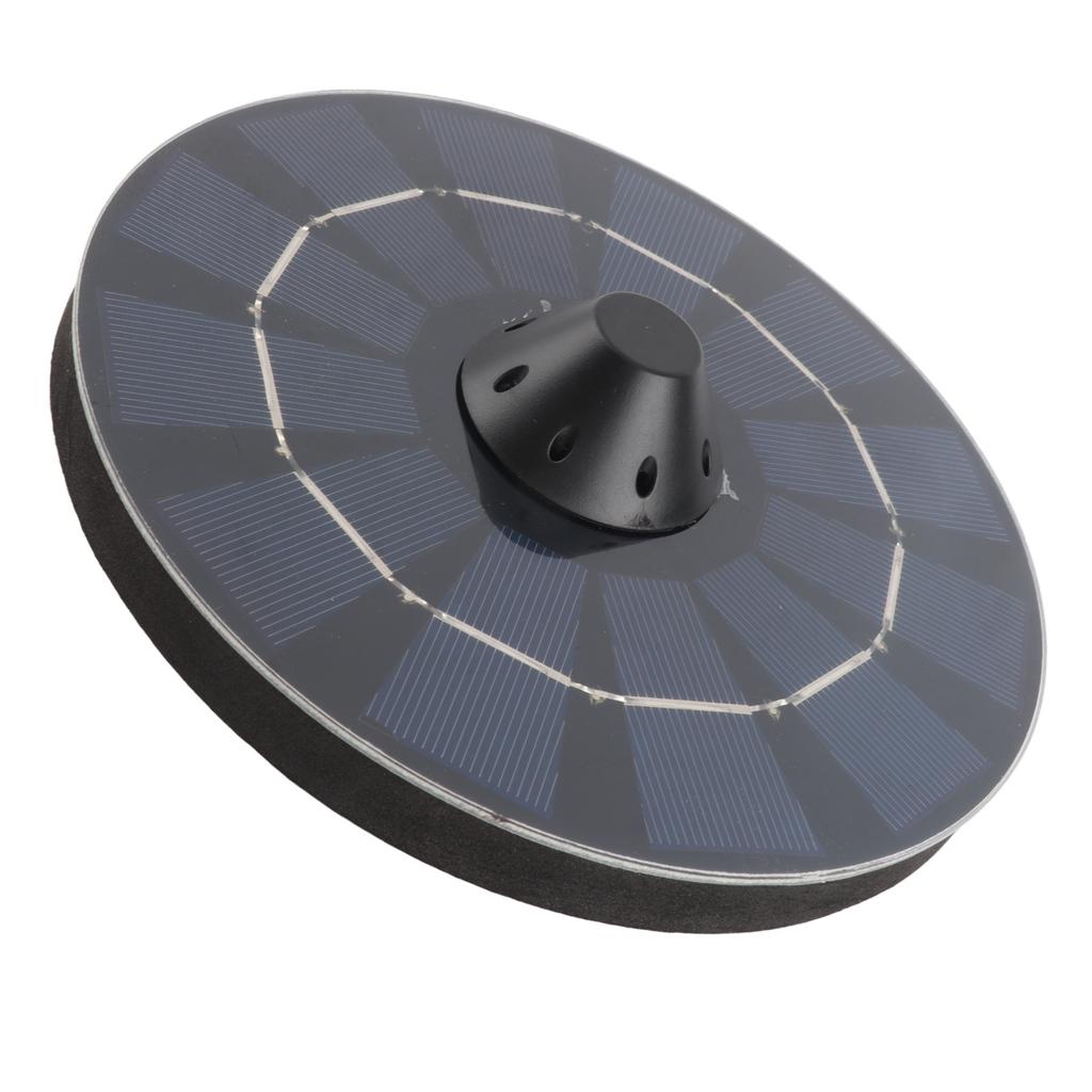 Solar Oxygen Pump 6V 2.5W Low Noise Energy Saving Portable Solar Water Air Pump for Fish Tank