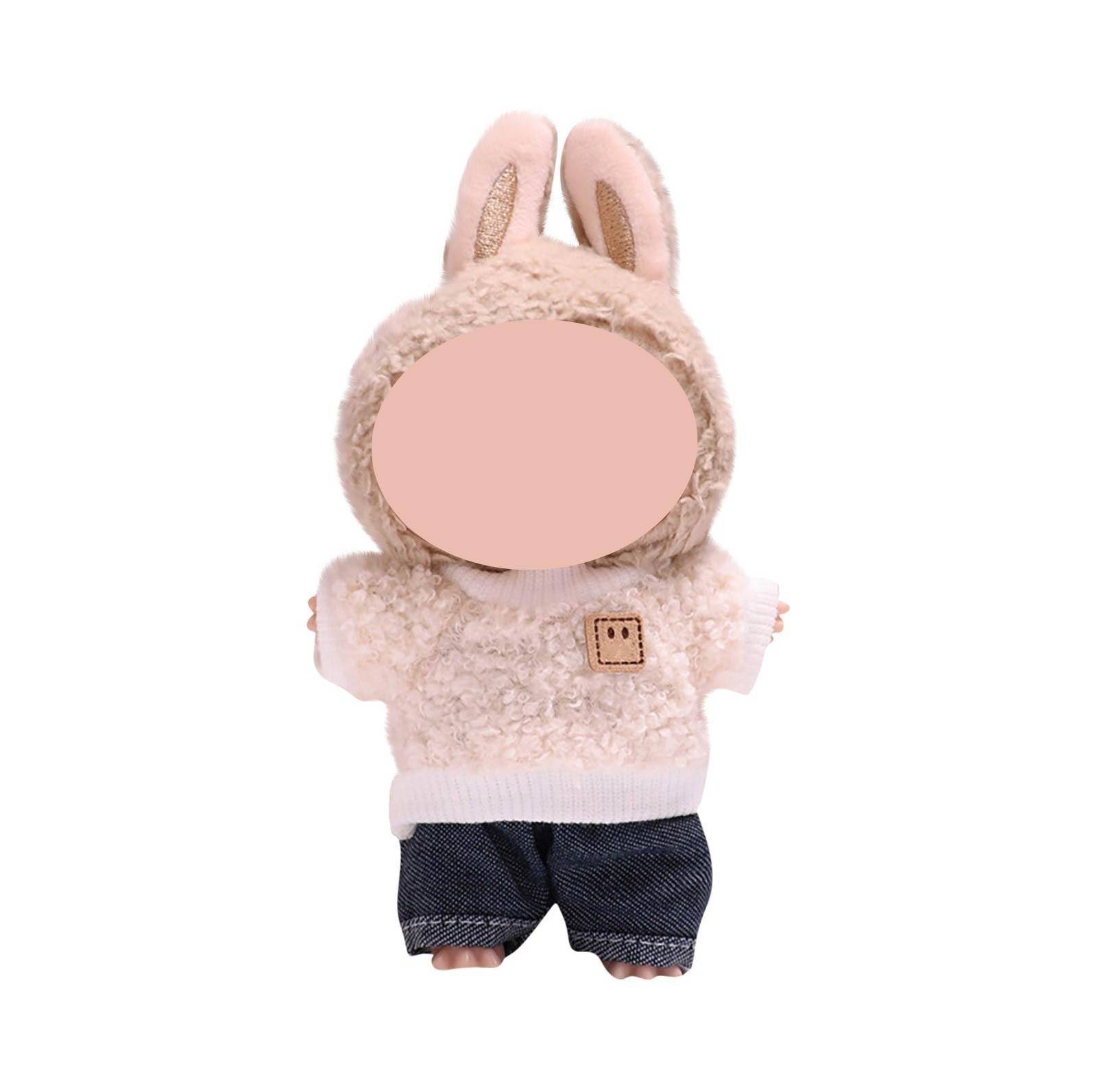 

Забавная одежда для кукол, плюшевые игрушки в стиле аниме и милые аксессуары,милые куклы одежда One Size бежевый