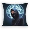 AAlan Walker DJ Pillow Case Sofa Living Room Bedroom Headboard Backrest Cushion Square Cushion Nap Time