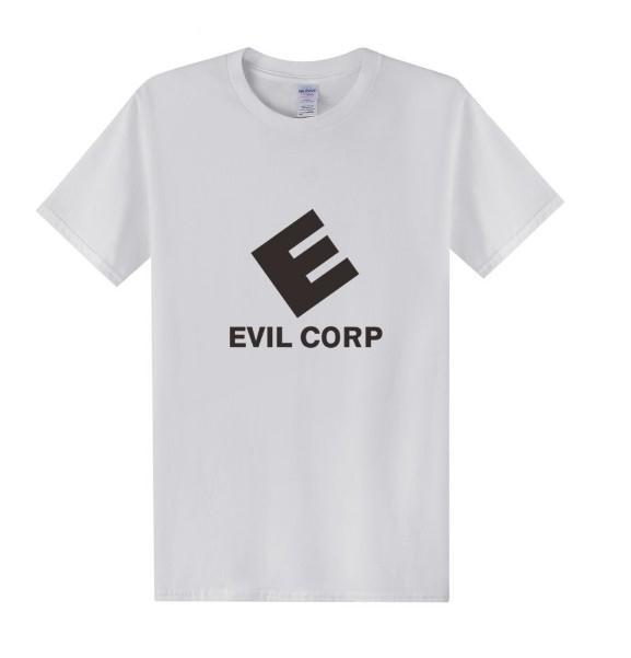 Mr Robot Evil Corp Logo T Shirts Men Tshirt Summer Short Sleeve Cotton Mr Robot T Shirt Tops Free Shipping