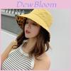 Summer Leopard Print Fisherman Hat With Wide Brim Sun Protection For Women