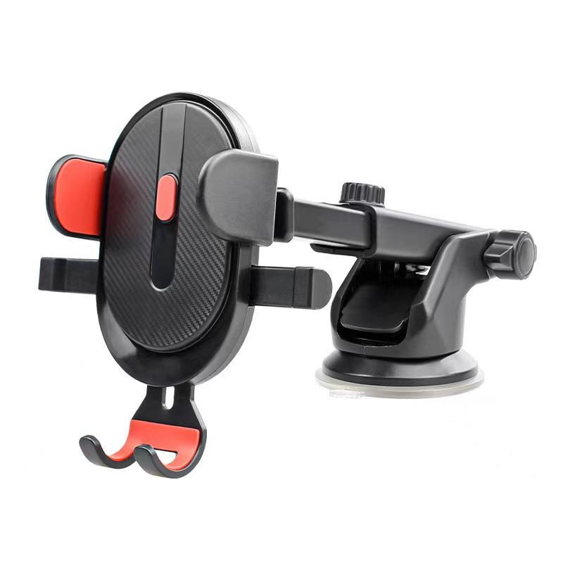 Automatic Locking Telescopic Suction Cup Car Phone Holder with Air Vent Mount Standard