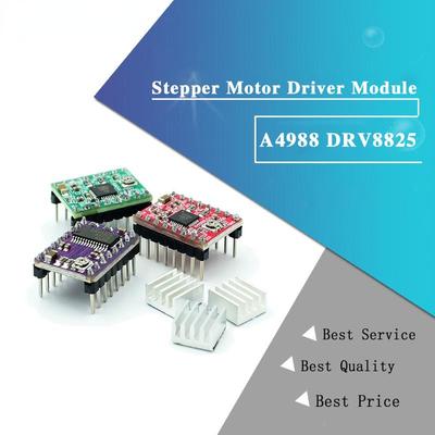 3D Printer Parts Stepstick A4988 DRV8825 Stepper Motor Driver Module With Heatsink Reprap Ramps 1.4/1.5/1.6 Control Board MKS