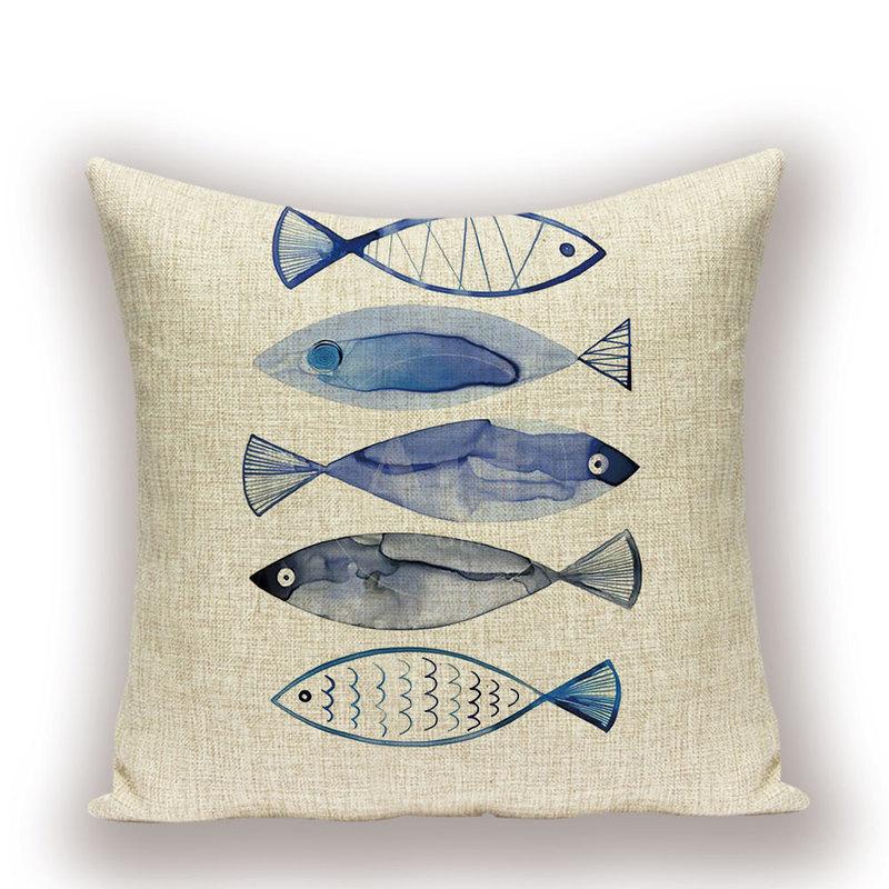 Nordic Home Decoration Throw Pillow Fish Cushion Covers High Quality Decorative Pillows Custom Pillowcase On Pillows