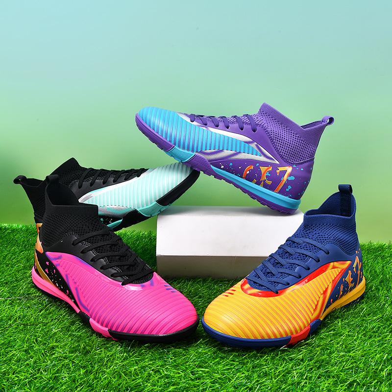 Professional Men Football Shoes TF/FG Society Cleats Soccer Shoes Indoor Training Football Field Boots Sneaker Non Slip Sports