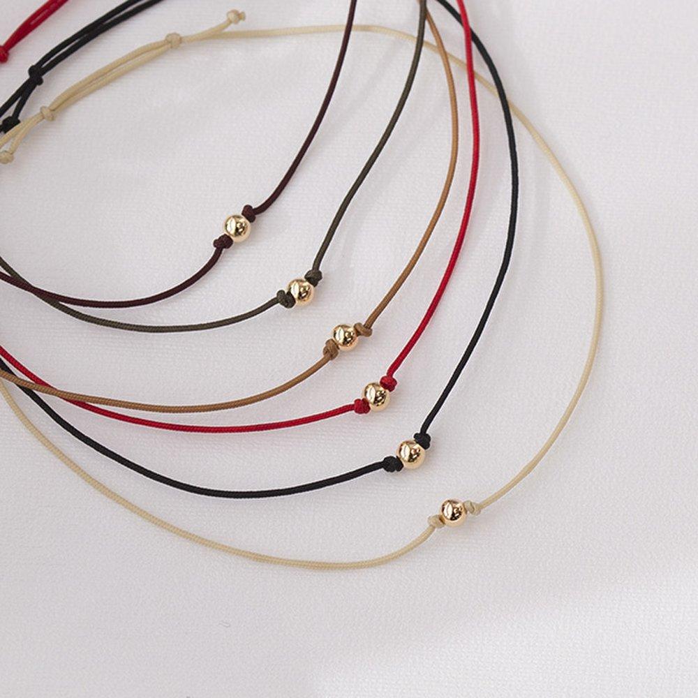 Jrosa 14K Rosa Silk Ball Bracelet