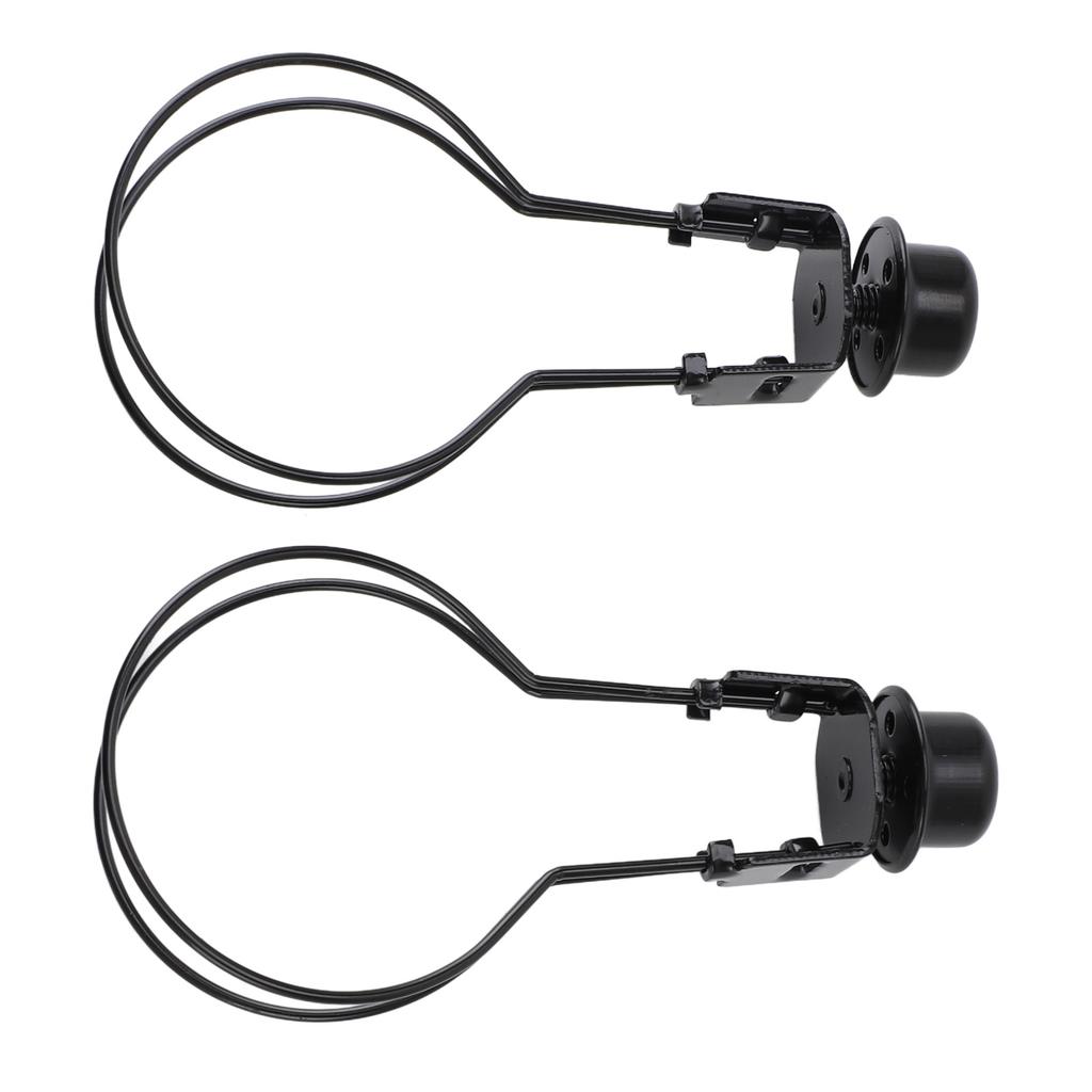 Bulb Clip Adapter Metal Wire Rust Proof Clip On Bulb Lampshade Holder with Finial Top for Table Lamp Floor Lamp 2pcs