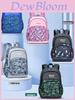 Sesame Baby Kids School Backpack With Breathable Pu Material For Children Girls Boys