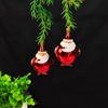 2PC Santa Claus Kids Gifts Christmas Hanging Decoration Party Supplies Xmas Baubles Festival Multiple Options Available
