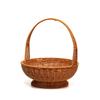 Carrying Basket Outdoor Picnic Fruit High Foot Rattan Simple Household Grocery Shopping Decoration Storage Woven Gift Basket