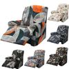 Recliner Chair Covers 4-Pieces Stretch Recliner Cover Soft Reclining Chair Slipcover Furniture Protector With Elastic Bottom