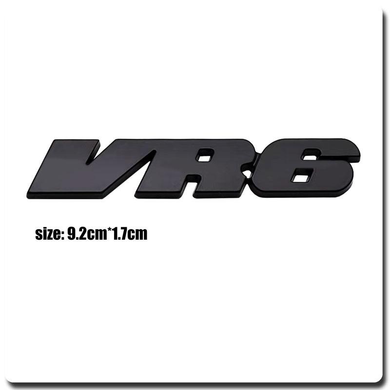 Autocollants Emblèmes Badges Logo Lettres VR6 Métal 3D Pour Polo Golf Jetta Passat B6 Magotan Accessoires Voiture