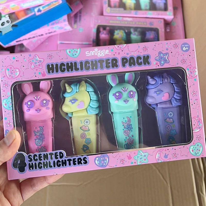 Smiggle Australia Fluorescent Cartoon Shape Marker for Students