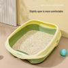 Extra Large Splash-Proof Cat Litter Box with Odor Control