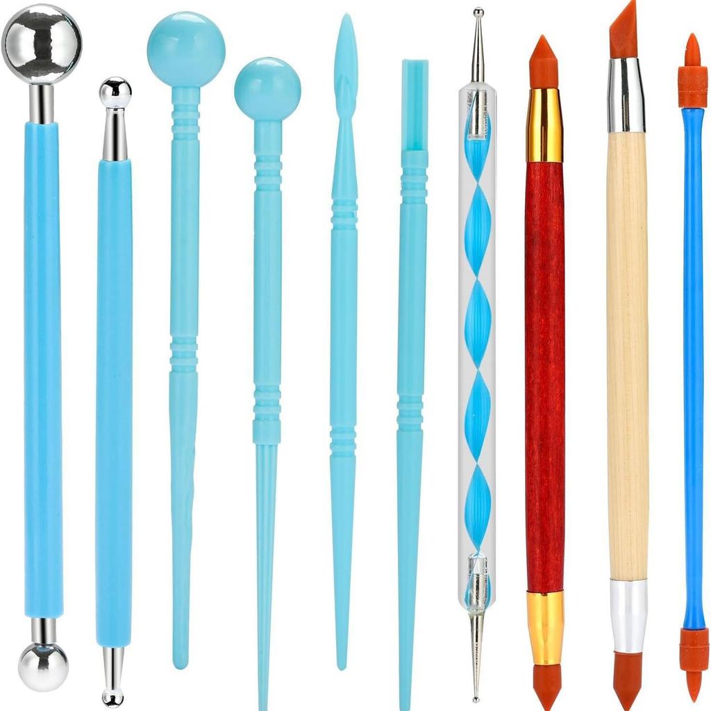 Pottery Clay Tool Kit - 5-Piece Set for Sculpting, Trimming, and Modeling