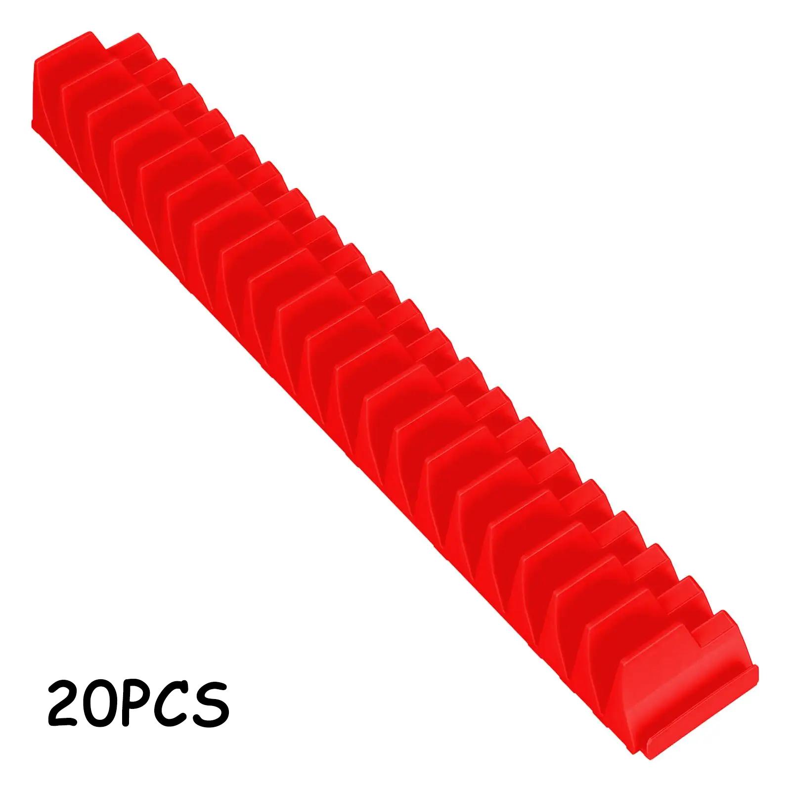 

Wrench Pro Upright Storage Organizer 20 Wrenches Magnetic Hexagonal Head Style - Modular Toolbox Holder Made Durable Plastic