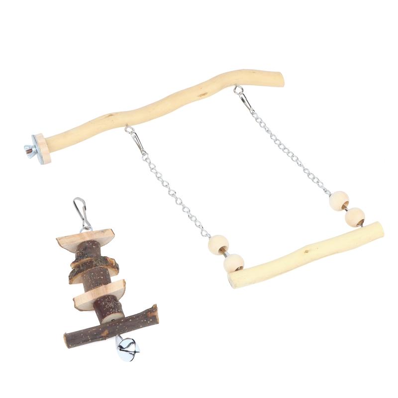 1 Piece of Accessory, Color and Style Shipped Randomly, Parrot Suspension Bridge Toy, Budgerigar, Lovebird, Cockatiel Toy, Swing