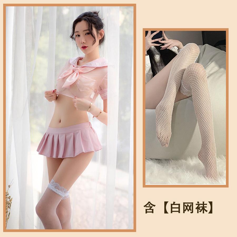 Sex Underwear Student Uniform Sexy Sailor Uniform Transparent Suit Seduction Female Cute College Style Female