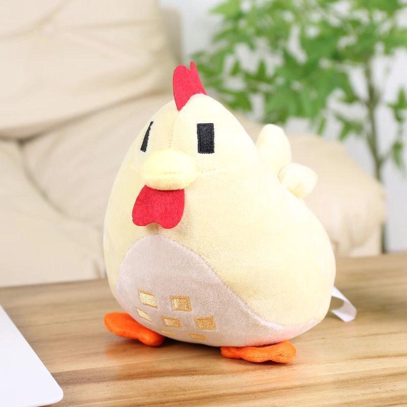 Kawaii Stardew Valley Chicken Plush Toy Cartoon Stardew Valley Game Toys Kids Soft Animal Chicken Pillow Baby Companion Toys