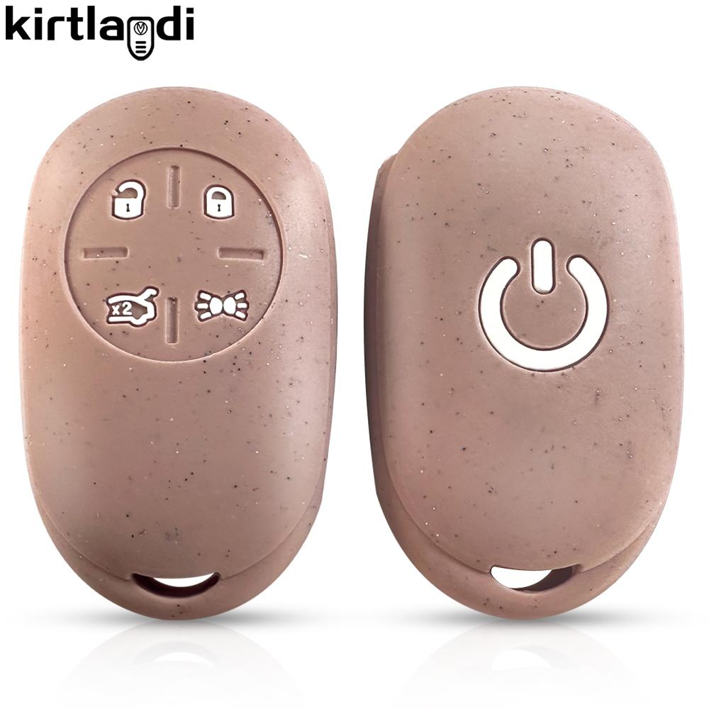 Silicone Remote Key Holder Keychain Accessories Car Key Cover Case For Fiat 500e New Energy Keyless